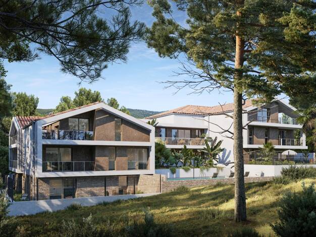 Appartement à vendre - neuf 345 000 € 2 pièces 45,2 m² Étage 1/3 dès le 31/03/2027 Centre Bormes-les-Mimosas 83230