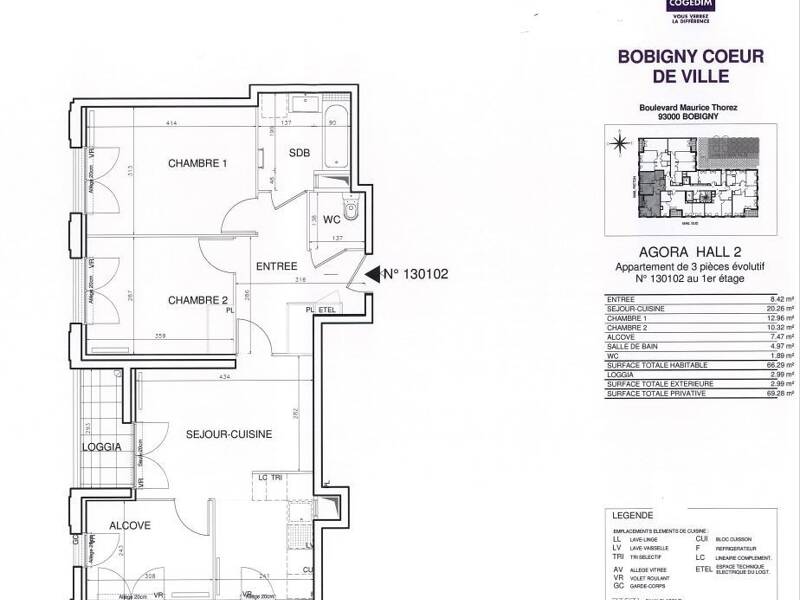 Maison à louer, 66m², BOBIGNY