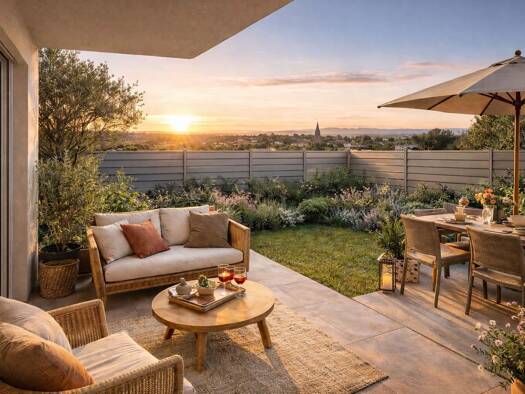 Appartement à vendre - neuf 216 000 € 2 pièces 1 chambre 45 m² RDC/3 Châteauneuf-de-Gadagne 84470