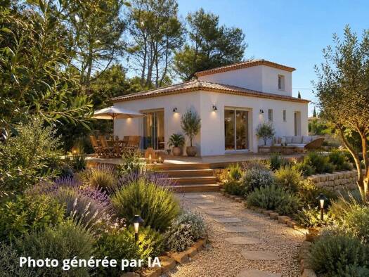 Villa à vendre - Première occupation 495 000 € 4 pièces 3 chambres 115 m² 1 988 m² de terrain Est Saint-Maximin-la-Sainte-Baume 83470