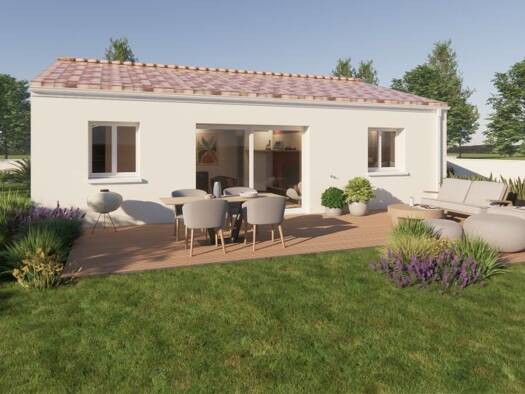 Terrain avec maison neuve à vendre 229 900 € 3 pièces 3 chambres 70 m² 413 m² de terrain Saint-Augustin 17570