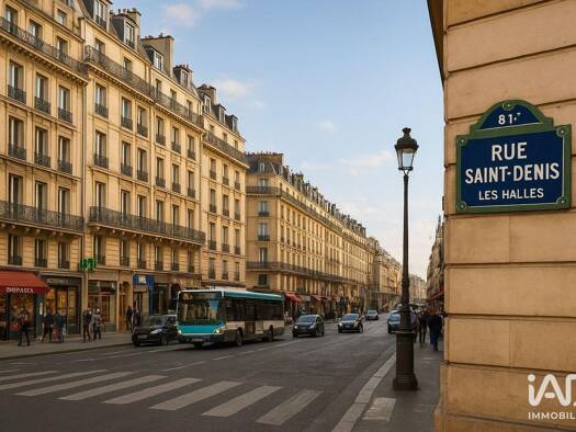 Boutique à vendre 180 000 € 80 m² de surface de vente Les Halles Paris 1er arrondissement 75001