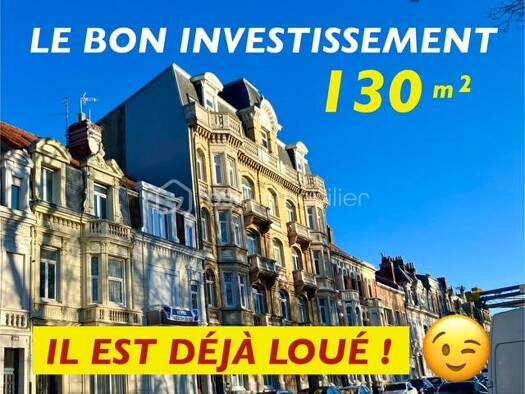 Appartement en viager 209 900 € 5 pièces 3 chambres 130 m² Étage 2/4 Hôtel de Ville-Lafayette Calais 62100