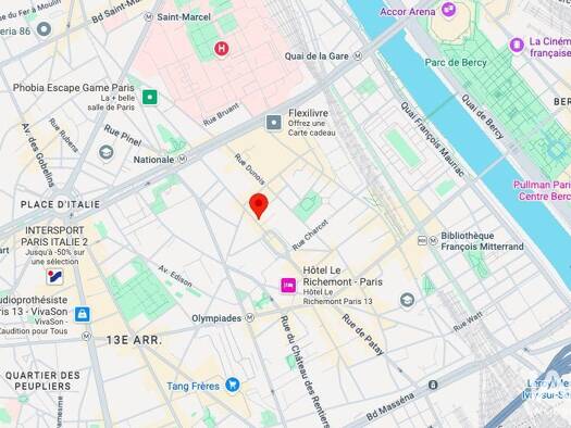 Local d'activités à vendre 260 000 € 100 m² d'espace de stockage Dunois-Bibliothèque-Jeanne-d'Arc Paris 13ème arrondissement 75013