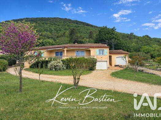 Maison de plain-pied à vendre 338 000 € 4 pièces 3 chambres 165 m² 2 295 m² de terrain Robiac-Rochessadoule 30160
