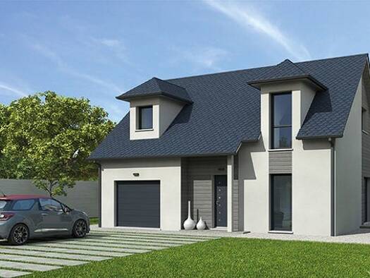 Terrain avec maison neuve à vendre 304 000 € 5 pièces 4 chambres 110 m² 782 m² de terrain Berchères-Saint-Germain 28300