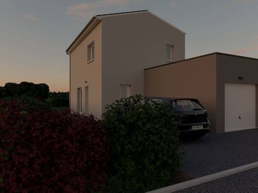 Terrain avec maison neuve à vendre 254 000 € 5 pièces 3 chambres 90 m² 234 m² de terrain Sud Ouest Lempdes 63370