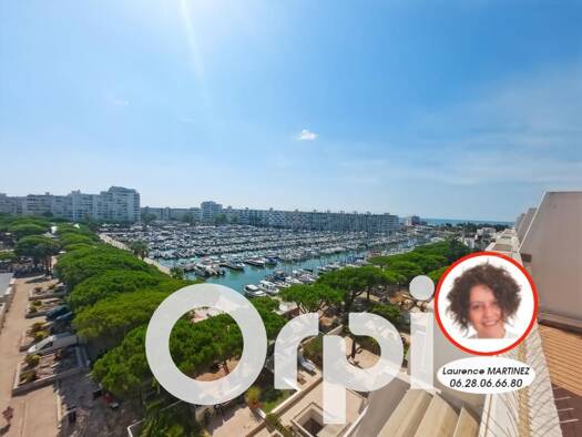 Duplex à vendre 440 000 € 3 pièces 2 chambres 82,91 m² 6ème étage Carnon Mauguio 34130