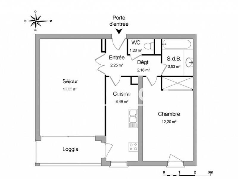 Maison à louer, 50m², MERIGNAC