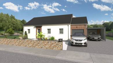Terrain avec maison neuve à vendre 234 008 € Rural-Espace Activités Hazaie Trégueux 22950