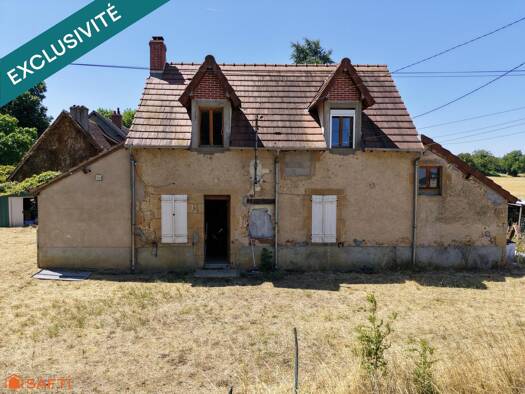 Maison à vendre 99 900 € 4 pièces 3 chambres 106 m² 1 229 m² de terrain Saint-Hilaire-de-Gondilly 18320