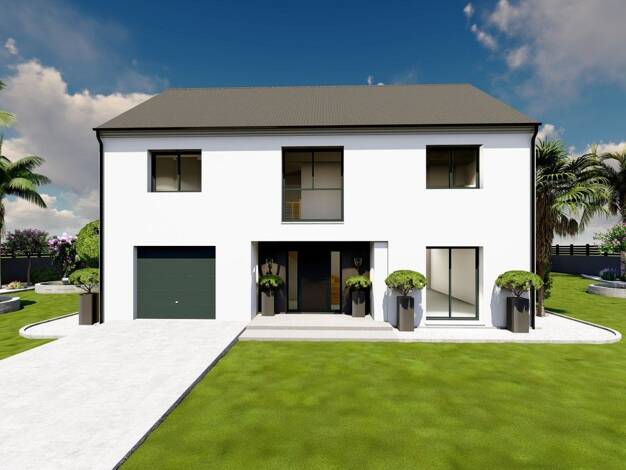 Terrain avec maison neuve à vendre 497 500 € 5 pièces 4 chambres 150 m² 1 620 m² de terrain Veneux-les-Sablons 77250