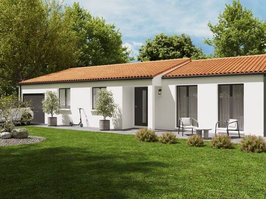 Terrain avec maison neuve à vendre 163 947 € 3 pièces 2 chambres 70 m² 347 m² de terrain Sainte-Cécile 85110
