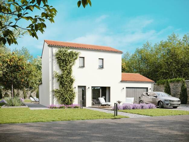 Terrain avec maison neuve à vendre 247 237 € 4 pièces 3 chambres 90 m² 660 m² de terrain Nord Est Luçon 85400