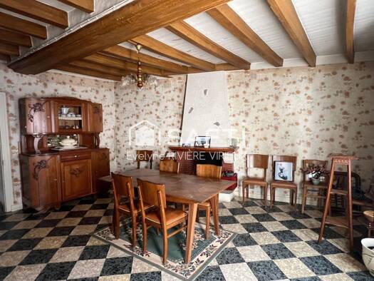 Maison à vendre 59 000 € 4 pièces 2 chambres 76 m² 115 m² de terrain Auvers-le-Hamon 72300
