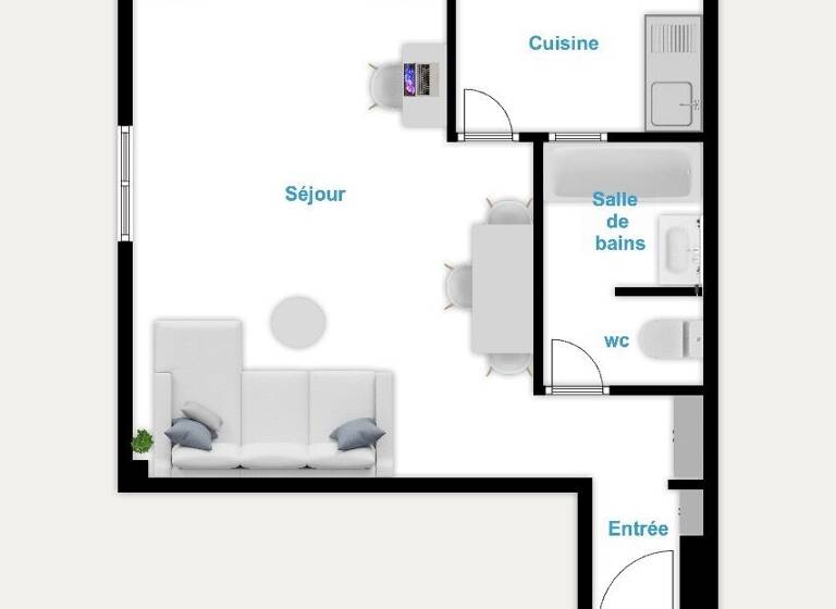 Appartement à vendre 260 000 € 1 pièce 33 m² Étage 3/4 Notre Dame Versailles 78000