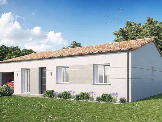 Terrain avec maison neuve à vendre 228 871 € 5 pièces 4 chambres 92 m² 391 m² de terrain Herbergement 85260