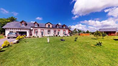 Maison de plain-pied à vendre 367 500 € 7 pièces 6 chambres 190 m² 2 140 m² de terrain Thérouldeville 76540