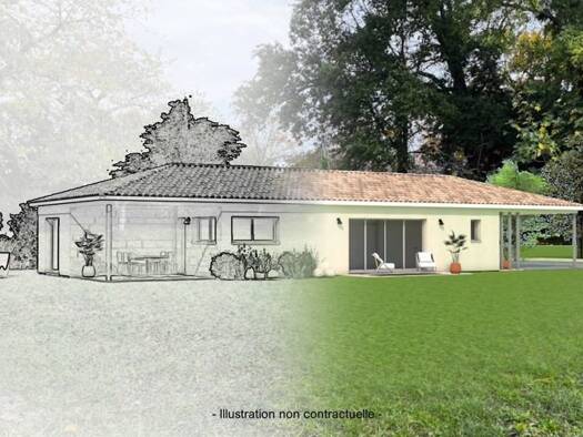 Terrain avec maison neuve à vendre 379 000 € 5 pièces 4 chambres 112 m² 1 400 m² de terrain Pomponne Montauban 82000