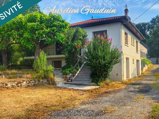 Maison à vendre 129 000 € 6 pièces 3 chambres 150 m² 1 652 m² de terrain Urbain Fumel 47500