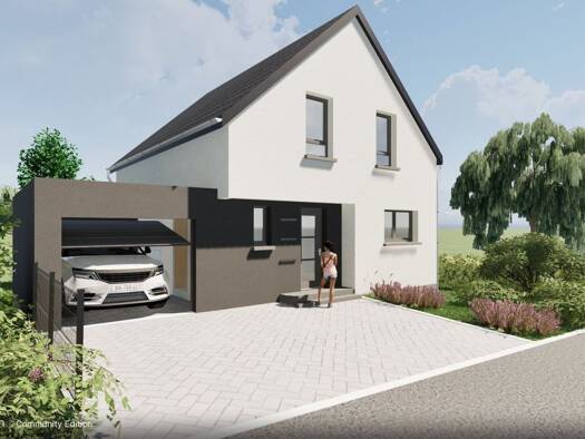 Terrain avec maison neuve à vendre 304 185 € 5 pièces 3 chambres 101,85 m² 633 m² de terrain Nord Reichshoffen 67110