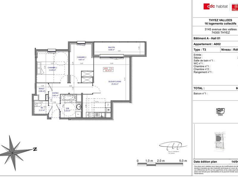 Maison à louer, 65m², THYEZ