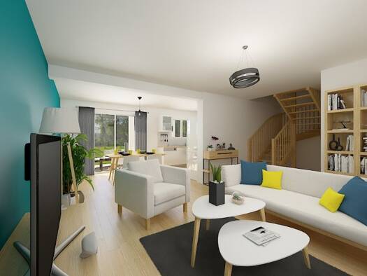 Terrain avec maison neuve à vendre 699 000 € 5 pièces 4 chambres 125 m² 611 m² de terrain Chevry 01170