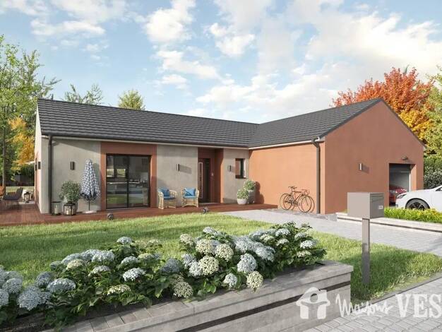 Terrain avec maison neuve à vendre 257 838 € 5 pièces 4 chambres 105 m² 1 140 m² de terrain Vaudreching 57320