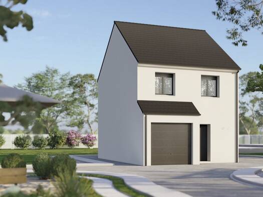 Terrain avec maison neuve à vendre 251 500 € 4 pièces 3 chambres 69 m² 370 m² de terrain Witry-Lès-Reims 51420