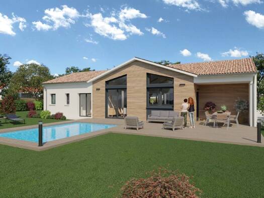 Terrain avec maison neuve à vendre 320 000 € 5 pièces 3 chambres 108 m² 737 m² de terrain Gargas 31620
