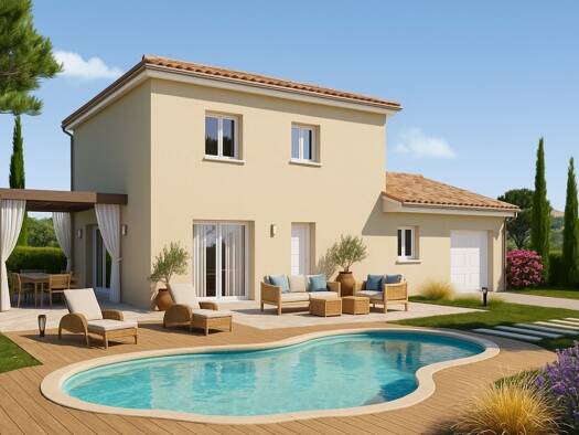 Maison à vendre 339 800 € 5 pièces 4 chambres 90 m² 474 m² de terrain Simandres 69360