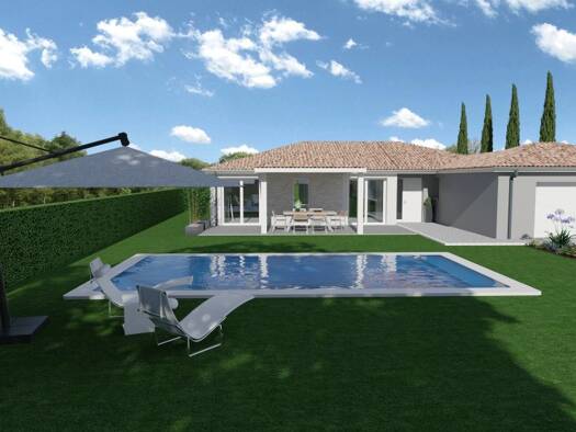 Terrain avec maison neuve à vendre 352 685 € 5 pièces 3 chambres 130 m² 600 m² de terrain Cadours 31480