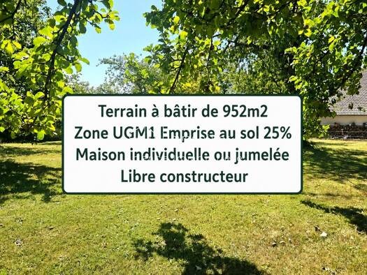 Terrain à vendre 338 000 € 952 m² de terrain Collonges 01550