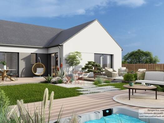 Terrain avec maison neuve à vendre 287 000 € 4 pièces 3 chambres 107 m² 599 m² de terrain Cavan 22140