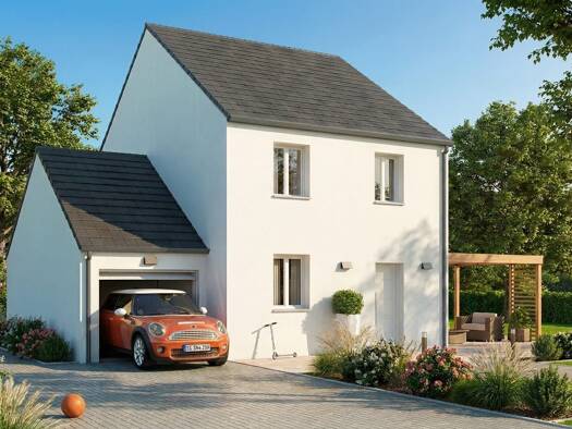 Terrain avec maison neuve à vendre 355 000 € 4 pièces 3 chambres 82 m² 430 m² de terrain Sud Village Saint-Apollinaire 21850