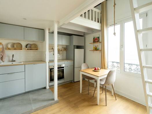Appartement à vendre 327 000 € 2 pièces 1 chambre 26 m² Étage 6/6 Secrétan Paris 19ème arrondissement 75019