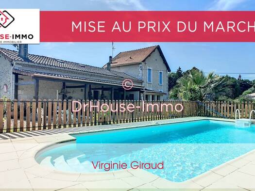 Maison à vendre 282 000 € 7 pièces 6 chambres 170 m² 20 000 m² de terrain Coursac 24430