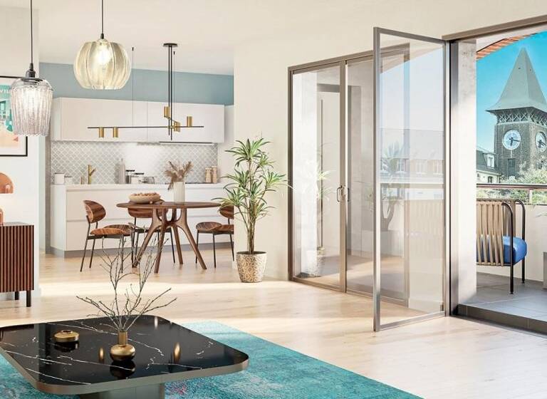 Appartement à vendre 411 000 € 4 pièces 3<br/>chambres 76 m²<br/>superficie 1er<br/>étage Monts Cuchets Villejuif 94800