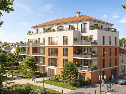 Appartement à vendre - neuf 258 789 € 4 pièces 3 chambres 88,21 m² Étage 4/4 ZAC Saint Sebastien Poissy 78300