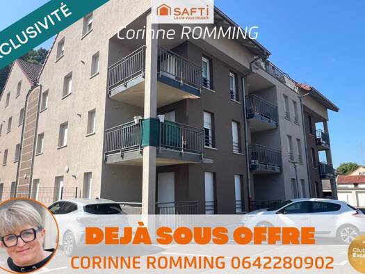 Appartement à vendre 168 000 € 3 pièces 2 chambres 76 m² 1er étage Centre Ville-Felsberg Saint-Avold 57500