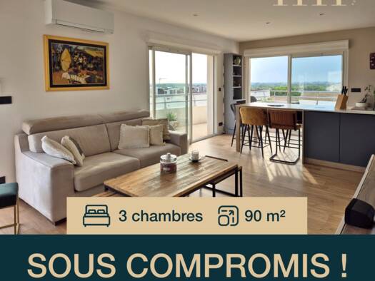 Appartement à vendre 420 000 € 5 pièces 3 chambres 90 m² 3ème étage Agde 34300