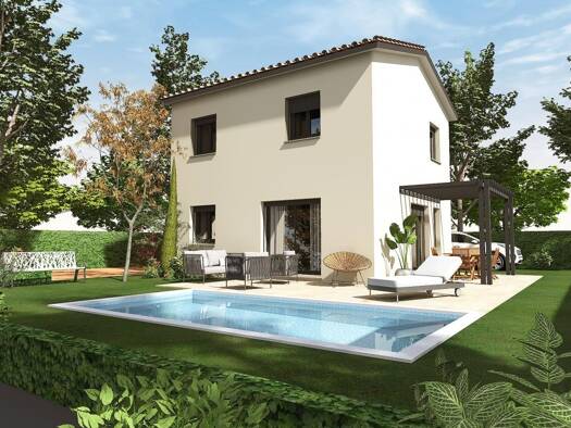 Terrain avec maison neuve à vendre 214 900 € 1 chambre 85 m² 305 m² de terrain Chomérac 07210