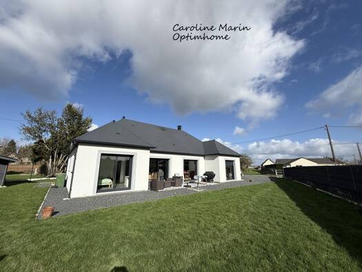 Maison de plain-pied à vendre - Première occupation 312 000 € 5 pièces 3 chambres 125 m² 899 m² de terrain Menneval 27300