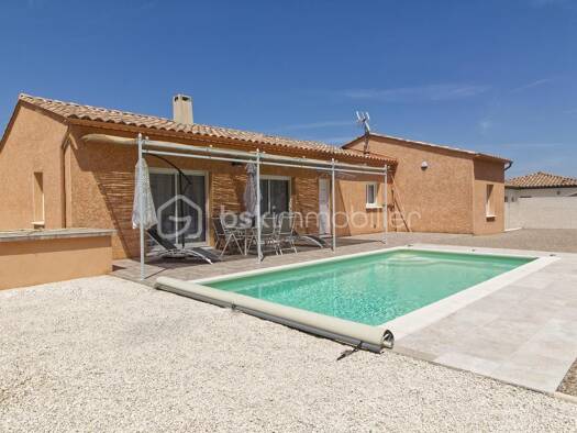 Maison de plain-pied à vendre 376 000 € 5 pièces 4 chambres 122 m² 700 m² de terrain Lédignan 30350