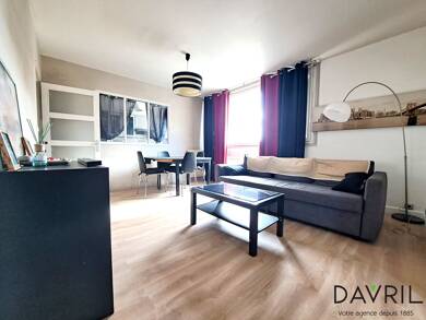 Appartement à louer 1 081 € 3 pièces 2 chambres 57 m² Étage 2/3 Andresy 78570