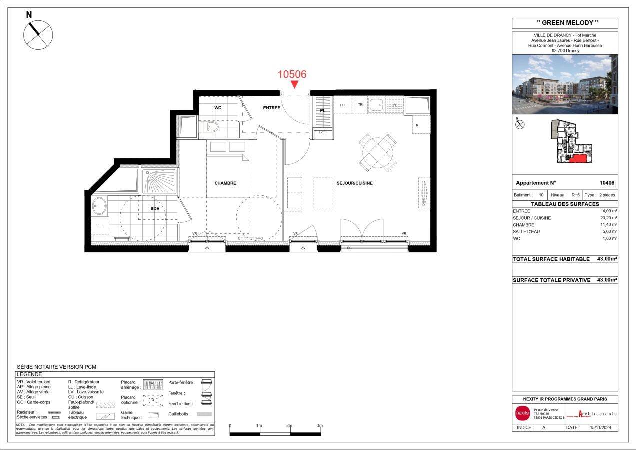 Maison à louer, 43m², DRANCY