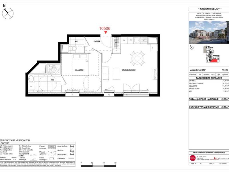 Maison à louer, 43m², DRANCY