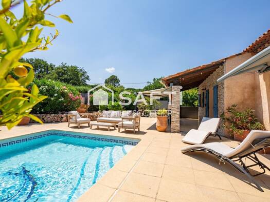 Maison à vendre 549 000 € 5 pièces 4 chambres 140 m² 1 400 m² de terrain Partie Nord-Ferrieres-Cadenades-Rouviere Le Muy 83490