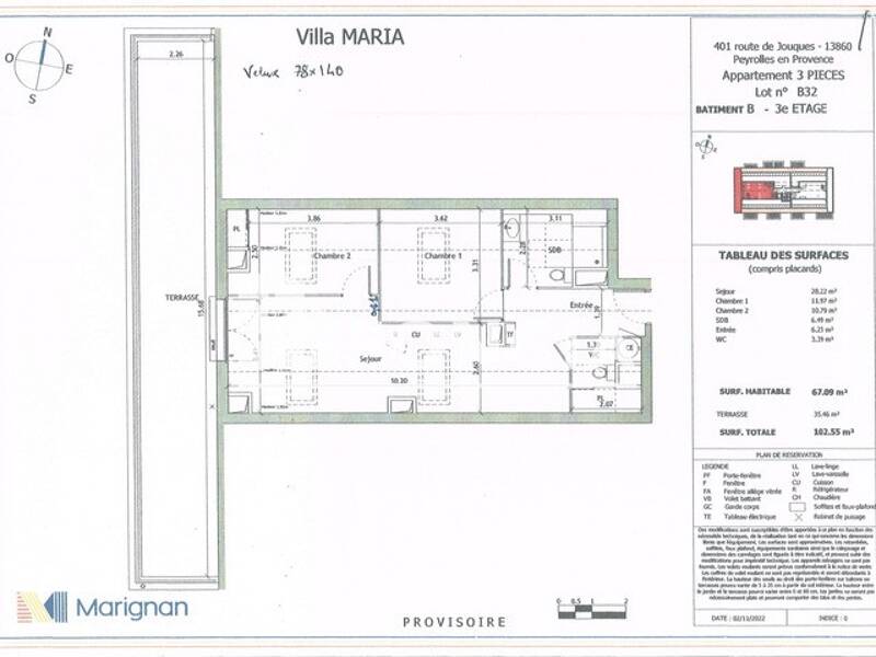 Maison à louer, 67m², PEYROLLES EN PROVENCE