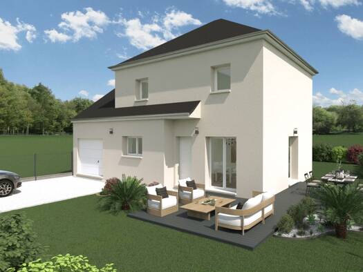 Terrain avec maison neuve à vendre 239 385 € 5 pièces 3 chambres 100 m² 300 m² de terrain Saint-Martin-de-Fontenay 14320